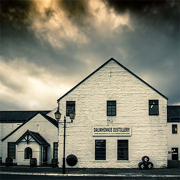 Dalwhinnie Distillery in Scotland